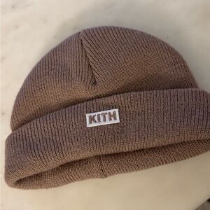 Kith Baby Kids Tan Knit Beanie